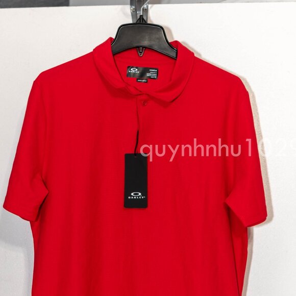 Oakley Men's Clubhouse Rc Polo 2.0 in red - Picture 3 of 5